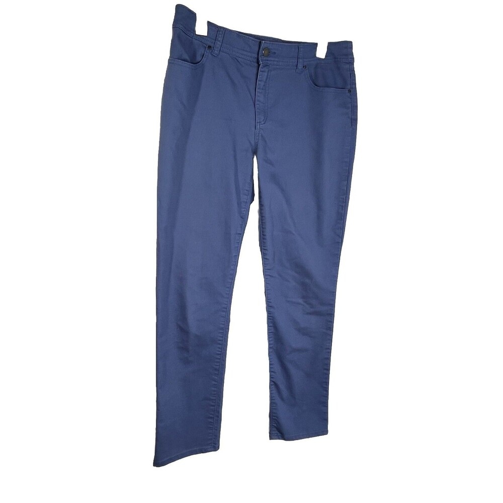 Chicos Jeans Stretch Womens 1 Blue Denim Leg 10 S (12)